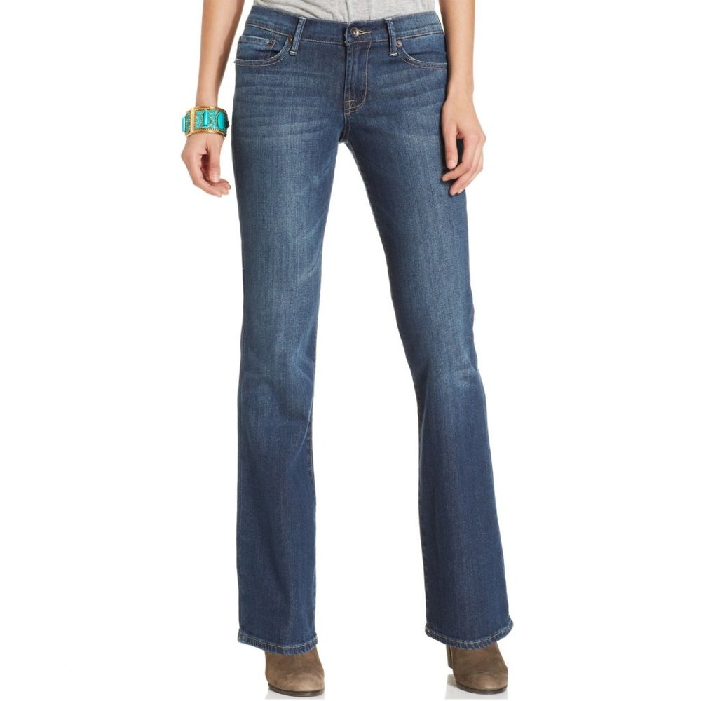 Lucky Brand Sweet N Low Medium Wash Cotton Denim Bootcut Jeans 4/27 Regular